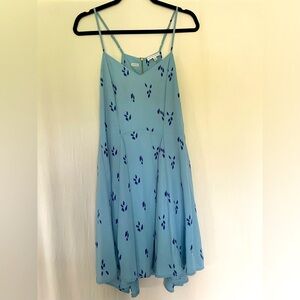 Blue summer dress